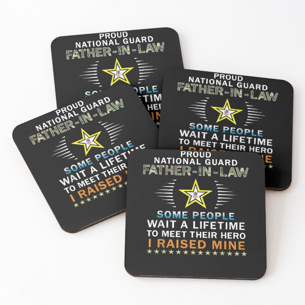 Item preview, Mens Proud National Guard Father In Law I Raised My Heroes Army  designed and sold by jerrie9.