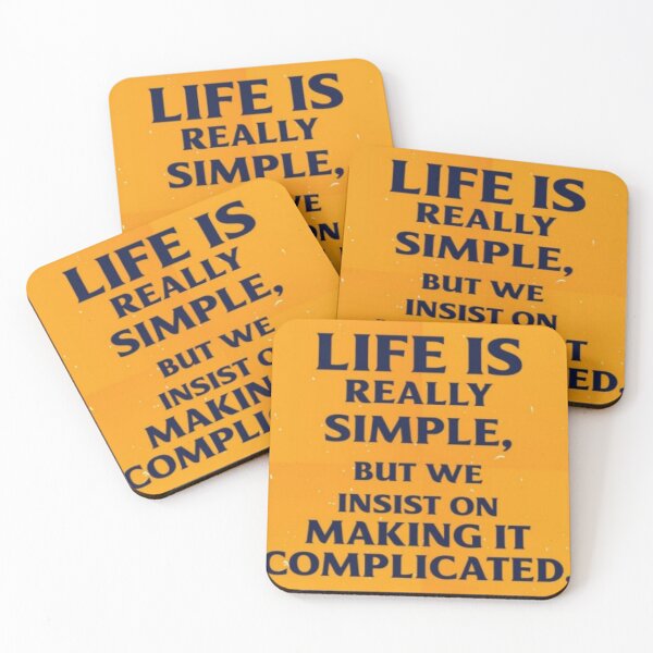 Item preview, Life Is Really Simple motivational quotes designed and sold by Designerzworld.