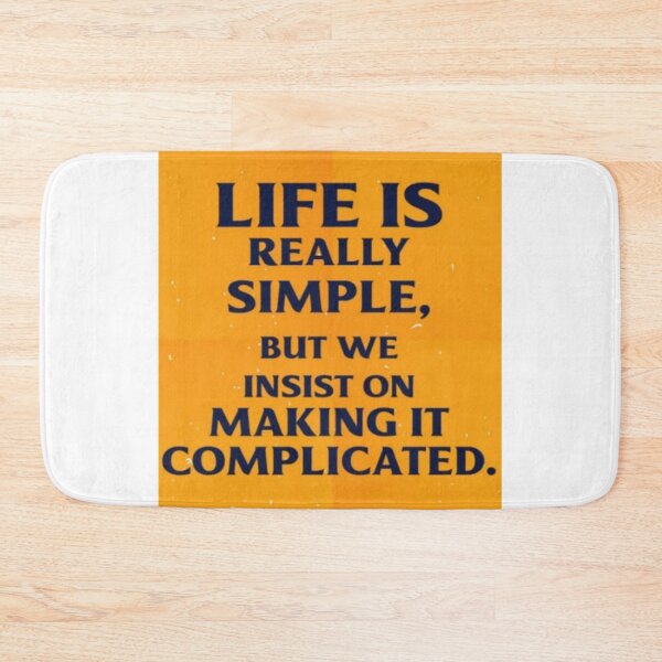 Item preview, Life Is Really Simple motivational quotes designed and sold by Designerzworld.