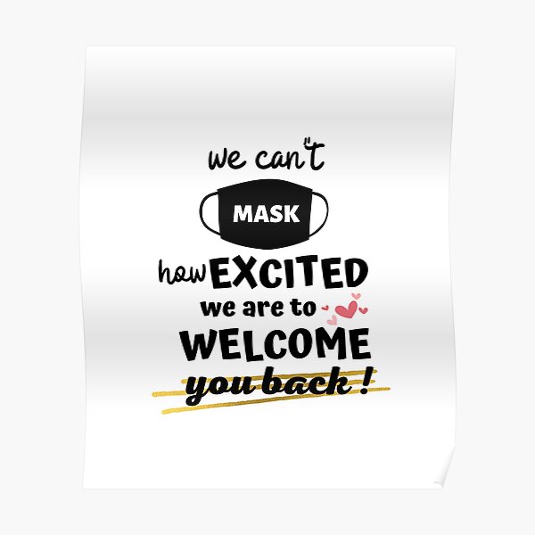 "We Can't Mask How Excited We Are To Back To School Shirt