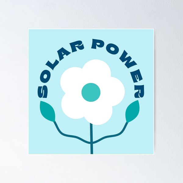 Item preview, solar power lorde - flower design designed and sold by vlctorlam.