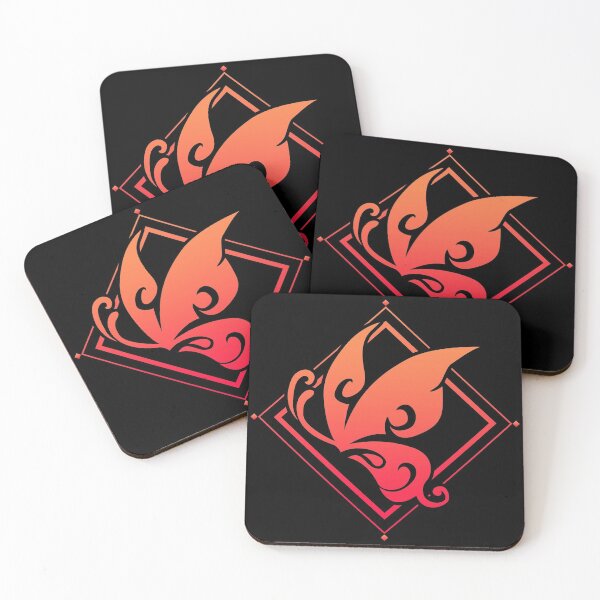 Item preview, Genshin Impact Hu Tao - Pyro Emblem designed and sold by MachoMerch.