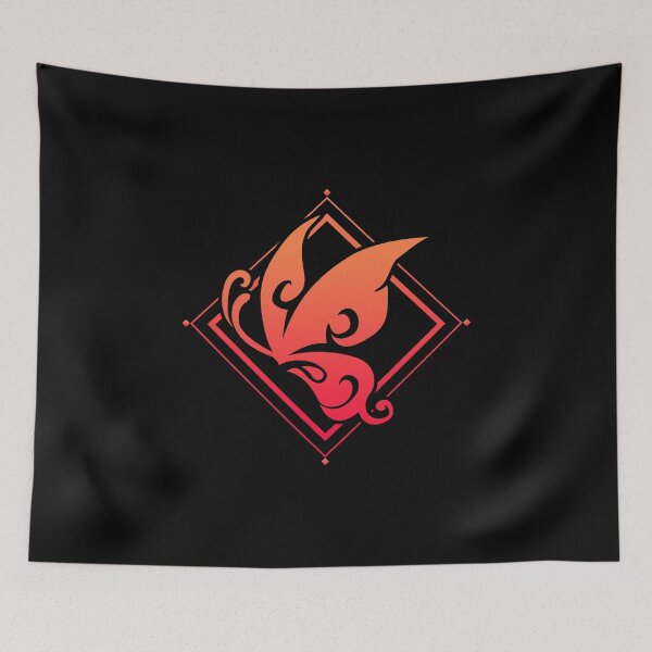 Item preview, Genshin Impact Hu Tao - Pyro Emblem designed and sold by MachoMerch.
