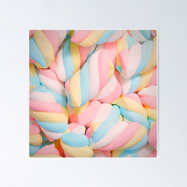 Item preview, Cute and Colorful Spiral Marshmallows designed and sold by NerdyByDesign.