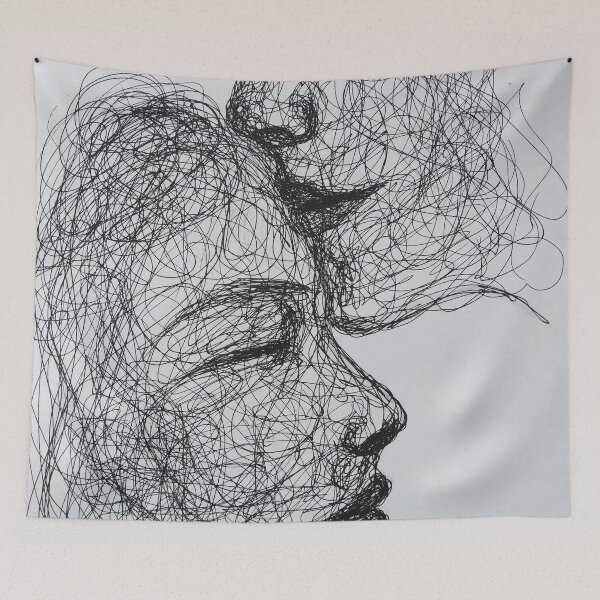 Item preview, Line Art Couple designed and sold by LataArtStudio.
