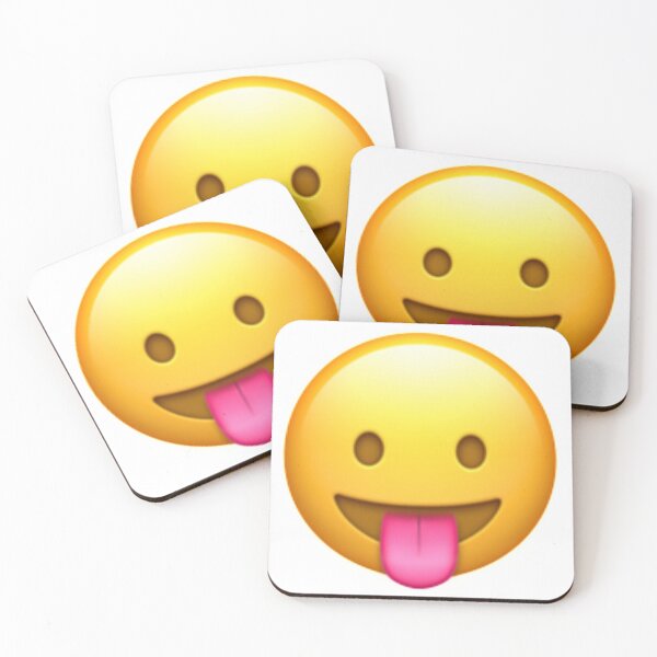 Item preview, Face With Stuck-Out Tongue Emoji designed and sold by Popular-Gifts.