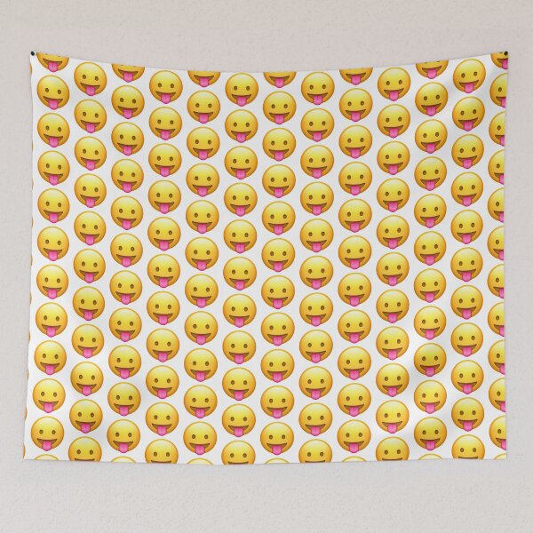 Item preview, Face With Stuck-Out Tongue Emoji designed and sold by Popular-Gifts.