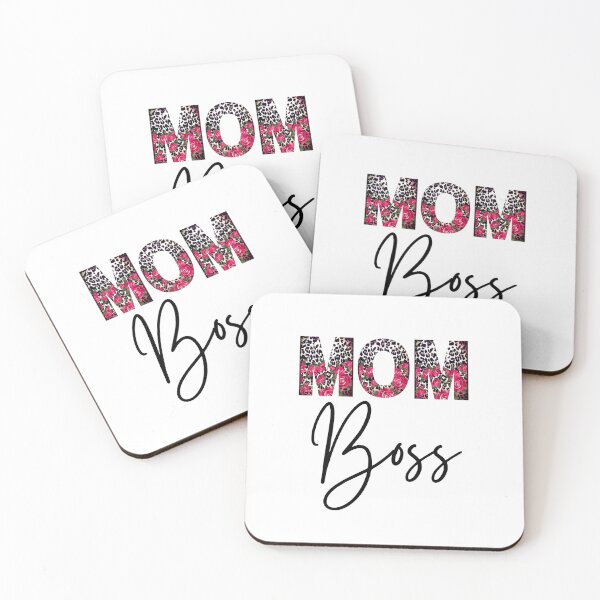 Item preview, Mom Boss Flores con estampado de leopardo - jefa designed and sold by RedSparkle.