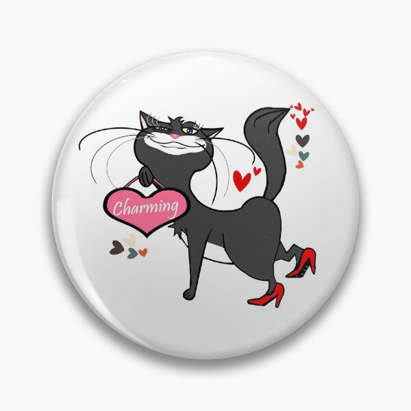 Item preview, Charming cat  designed and sold by Shirley cute art .