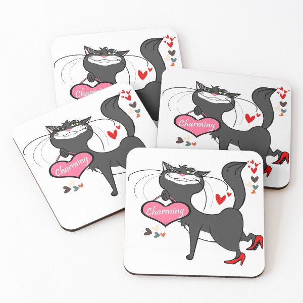 Item preview, Charming cat  designed and sold by Shirley cute art .
