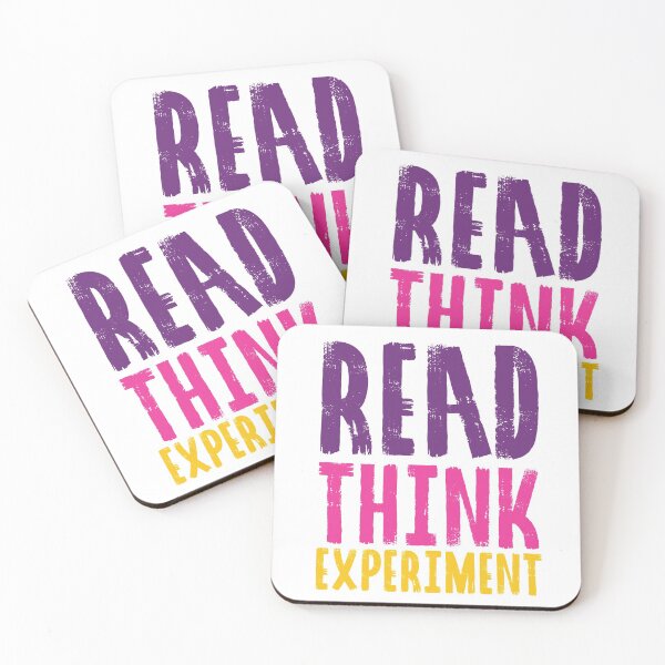 Item preview, Read, Think, Experiment. | Self Improvement | Life | Quotes | Purple Pink Yellow designed and sold by Wintre2.