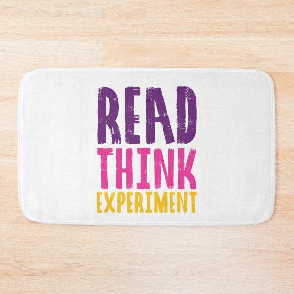 Item preview, Read, Think, Experiment. | Self Improvement | Life | Quotes | Purple Pink Yellow designed and sold by Wintre2.