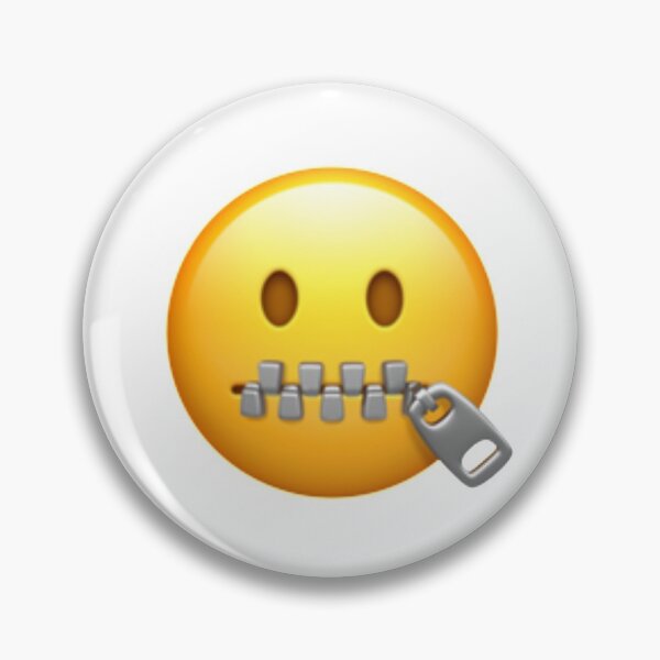 Item preview, Face With A Zipper Mouth Emoji designed and sold by Popular-Gifts.