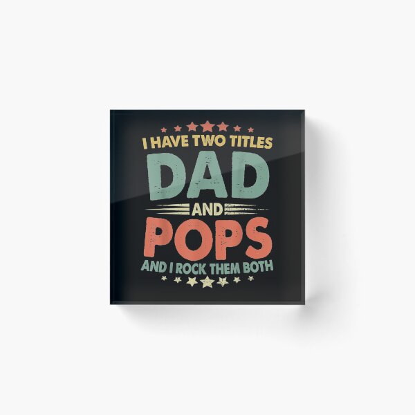 Artikelvorschau, Ich habe zwei Titel Papa und Pops lustiges Vatertagsgeschenk entworfen und verkauft von laurader.