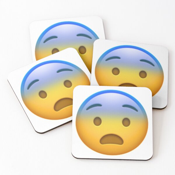 Item preview, Fearful Face Emoji designed and sold by Popular-Gifts.