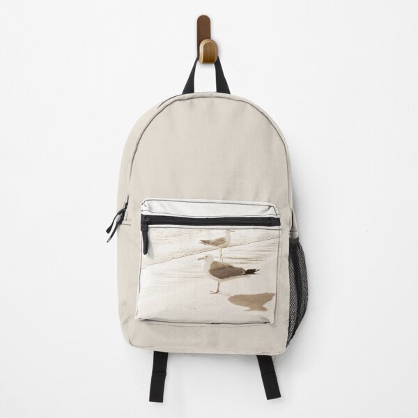 Item preview, Seagulls birds minimal in beige designed and sold by by-jwp.