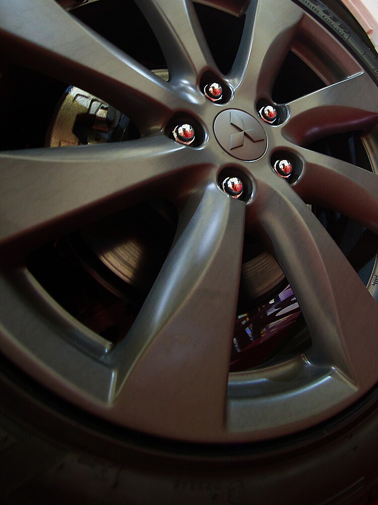 "Mitsubishi Lancer Sportback Ralliart Wheel [ Print & iPad / iPod