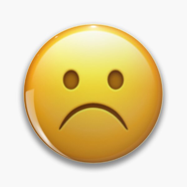 Item preview, Frowning Face Emoji designed and sold by Popular-Gifts.