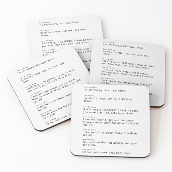 Item preview, Scandal Text 2 part 1 (Black) | Perfect Gift designed and sold by Sherlockartds.