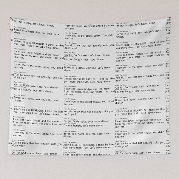 Item preview, Scandal Text 2 part 1 (Black) | Perfect Gift designed and sold by Sherlockartds.