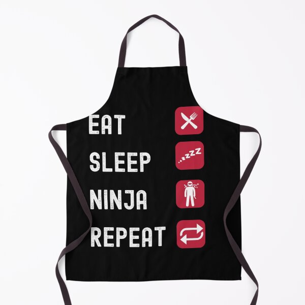Item preview, Eat Sleep Ninja Repeat designed and sold by Str8like dattshirts.
