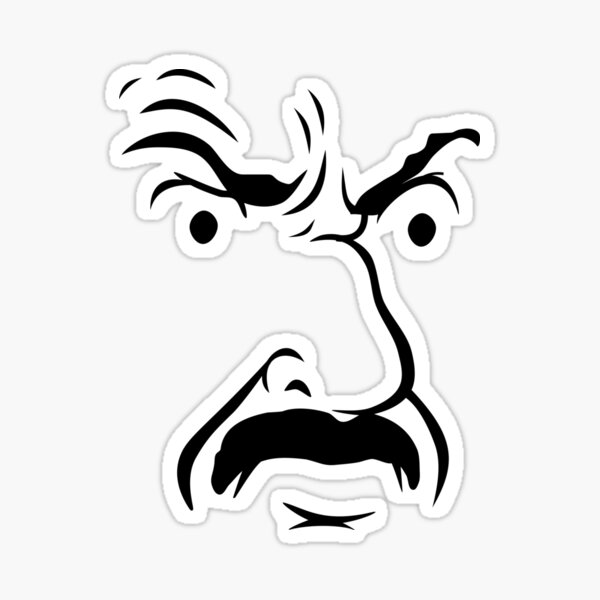 Carls Face Sticker