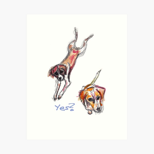 What are you looking at? Art Print