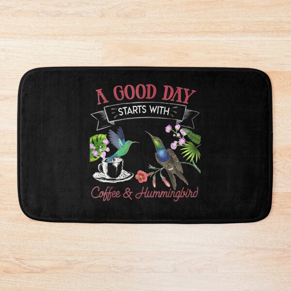Item preview, A Good Day Starts With Coffee And Hummingbird  designed and sold by jerrie9.