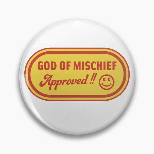 Item preview, God of Mischief Approved Sticker designed and sold by tahsokano.