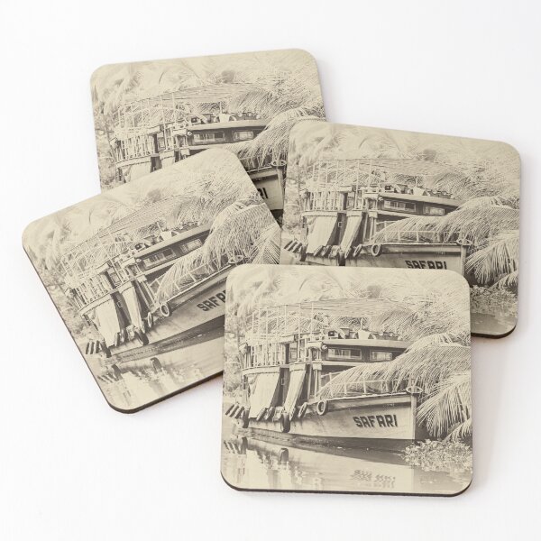 Item preview, Safari Boat of Kerala - Antique Style designed and sold by photograham.