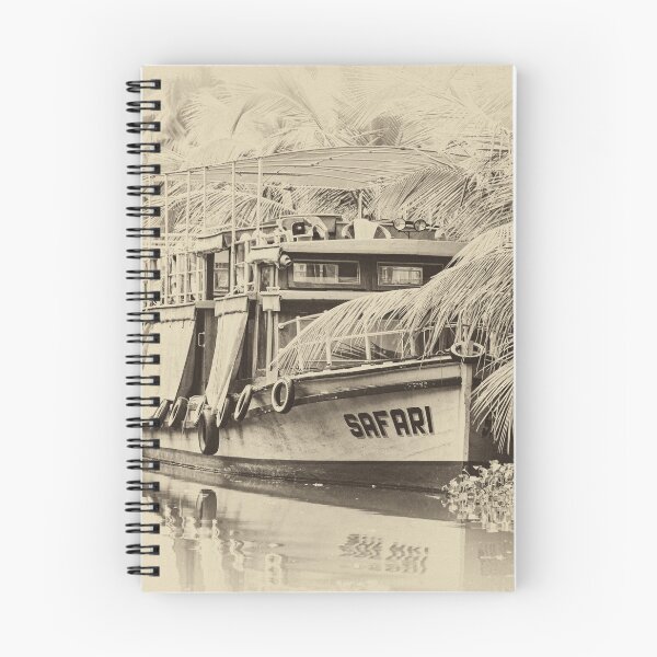 Item preview, Safari Boat of Kerala - Antique Style designed and sold by photograham.