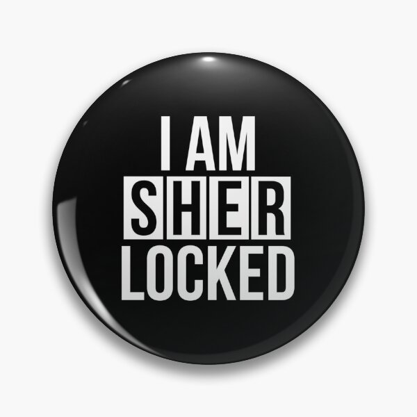 Item preview, Sherlocked - white text | Perfect Gift designed and sold by Sherlockartds.