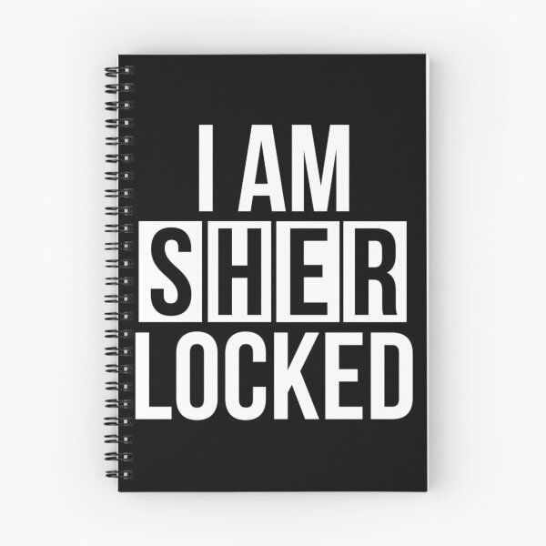Item preview, Sherlocked - white text | Perfect Gift designed and sold by Sherlockartds.