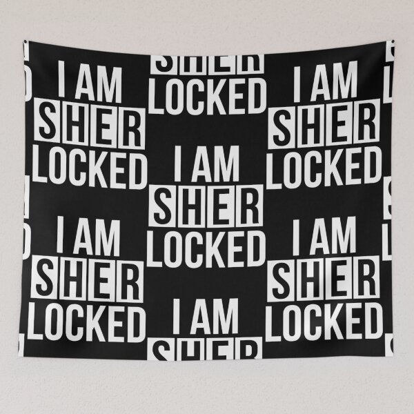 Item preview, Sherlocked - white text | Perfect Gift designed and sold by Sherlockartds.