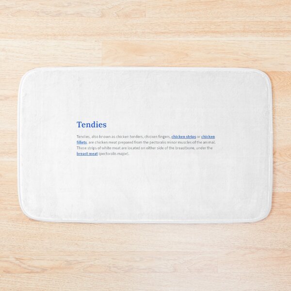 Item preview, Tendie urban dictionary definition designed and sold by willbiscool.
