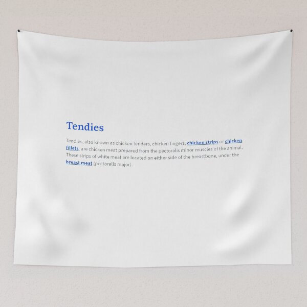 Item preview, Tendie urban dictionary definition designed and sold by willbiscool.
