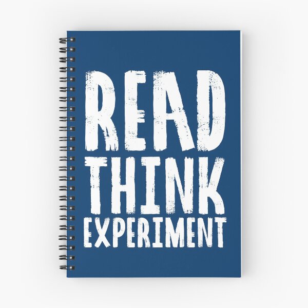 Item preview, Read, Think, Experiment. | Self Improvement | Life | Quotes | Dark Blue designed and sold by Wintre2.