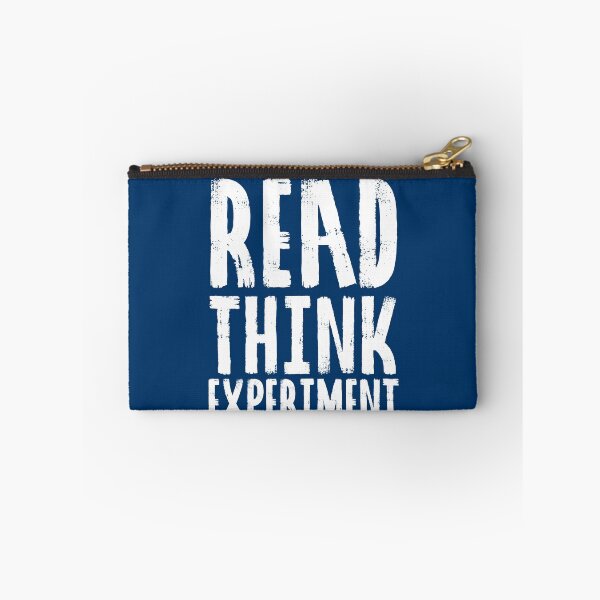 Item preview, Read, Think, Experiment. | Self Improvement | Life | Quotes | Dark Blue designed and sold by Wintre2.