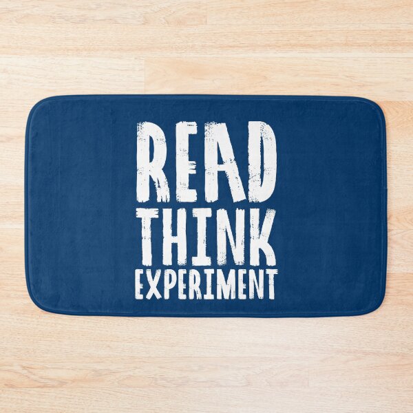Item preview, Read, Think, Experiment. | Self Improvement | Life | Quotes | Dark Blue designed and sold by Wintre2.