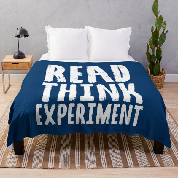 Item preview, Read, Think, Experiment. | Self Improvement | Life | Quotes | Dark Blue designed and sold by Wintre2.