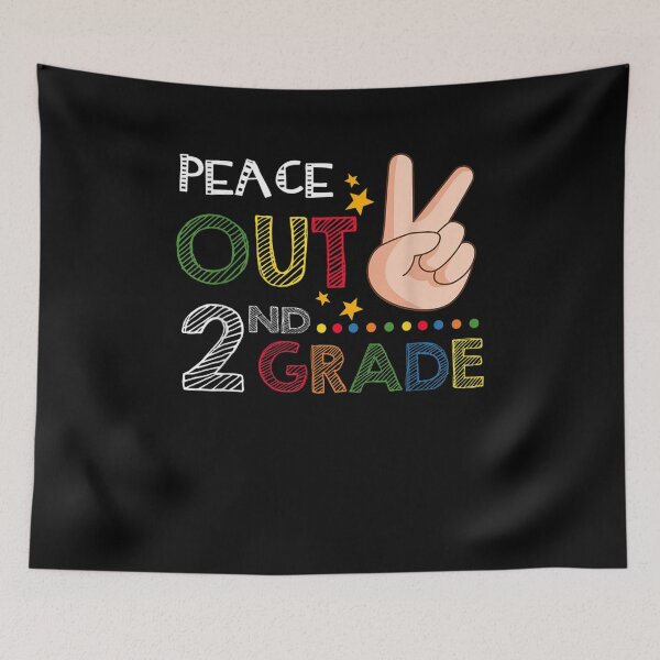 Item preview, Last Day School Gift Kid Peace Out 2nd Grade Graduation 2021  designed and sold by jerrie9.