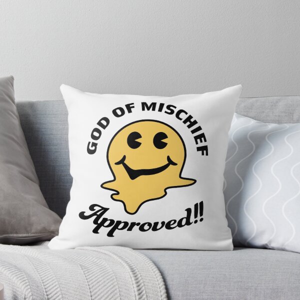 Item preview, Smiley Face God of Mischief Approved designed and sold by tahsokano.