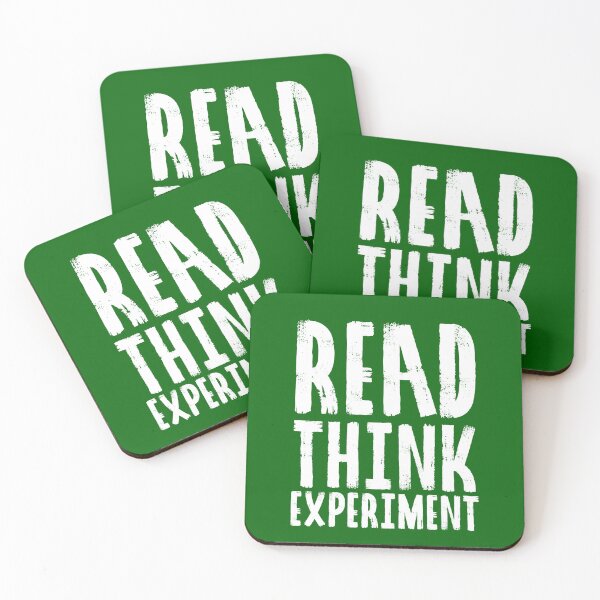 Item preview, Read, Think, Experiment. | Self Improvement | Life | Quotes | Emerald Green designed and sold by Wintre2.