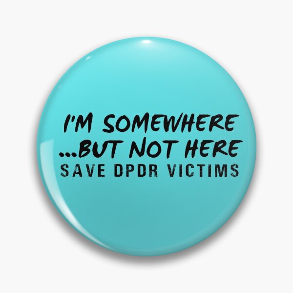 Item preview, Vintage I'm somewhere .. But Not Here Save DPDR Victims Typography  designed and sold by garniturex.