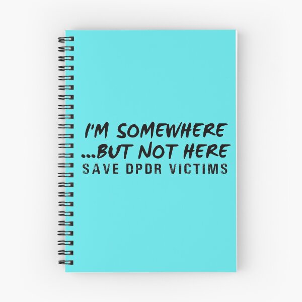 Item preview, Vintage I'm somewhere .. But Not Here Save DPDR Victims Typography designed and sold by garniturex.