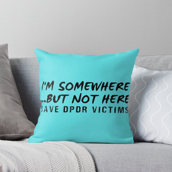 Item preview, Vintage I'm somewhere .. But Not Here Save DPDR Victims Typography  designed and sold by garniturex.