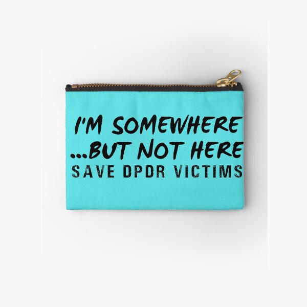 Item preview, Vintage I'm somewhere .. But Not Here Save DPDR Victims Typography  designed and sold by garniturex.