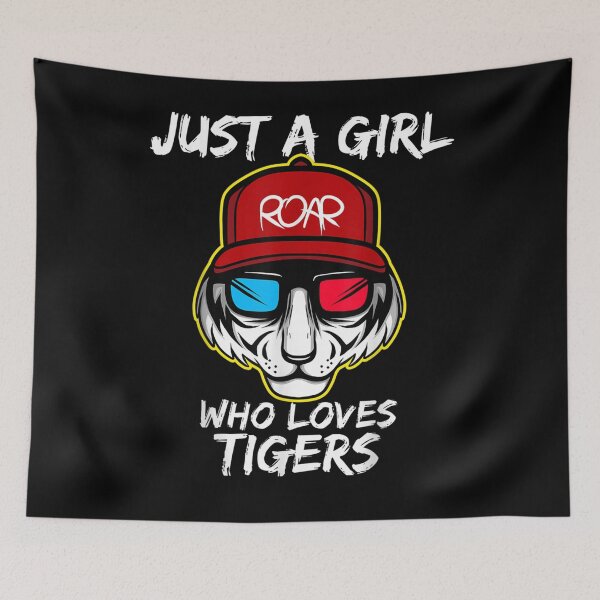 Item preview, Just A Girl Who Loves Tigers White Tiger Animal Lover Gifts  designed and sold by laurader.