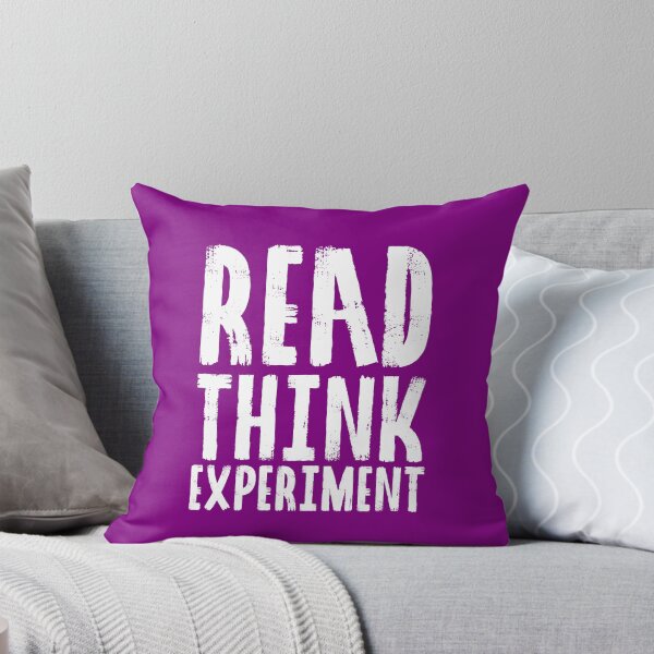 Item preview, Read, Think, Experiment. | Self Improvement | Life | Quotes | Purple designed and sold by Wintre2.