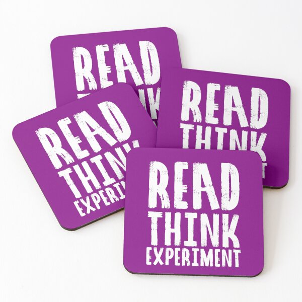 Item preview, Read, Think, Experiment. | Self Improvement | Life | Quotes | Purple designed and sold by Wintre2.
